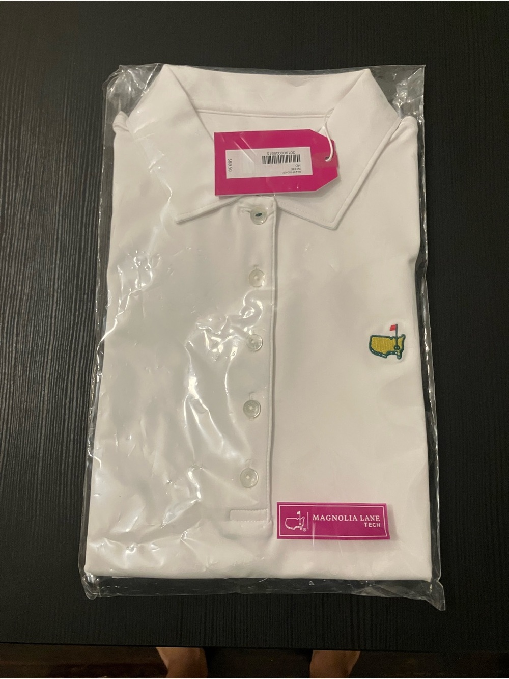 Masters White Polo - NWT - 2023